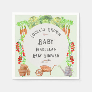 Serviette En Papier Bébé de producteurs locaux  Baby Shower du marché 