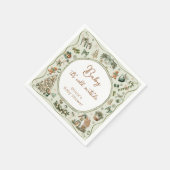 Serviette En Papier Bébé d'hiver Il fait froid dehors Baby shower (Coin)