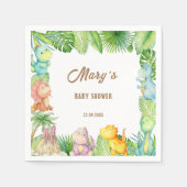 Serviette En Papier Bébé dinosaure (Devant)