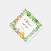 Serviette En Papier Bébé dinosaure (Coin)