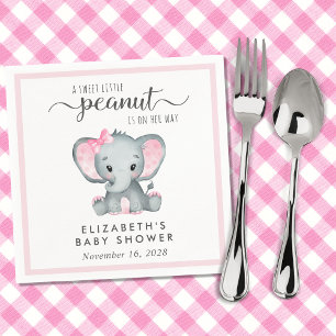 Serviette En Papier Bébé Eléphant mignon Douche fille