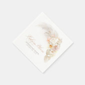 Serviette En Papier Bébé en fleur Baby shower Fleurs douces en fleur (Coin)