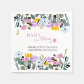 Serviette En Papier Bébé en fleur jolie pelouse Fleur sauvage (Devant)