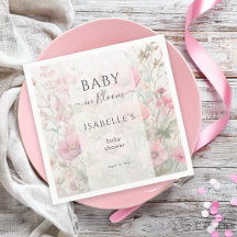 Bébé en fleurs Romantique Florale de fleurs sauvag
