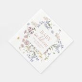 Serviette En Papier Bébé en papier fleur Napkin (Coin)