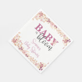 Serviette En Papier Bébé fleur sauvage en fleurs serviettes (Coin)