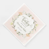 Serviette En Papier Bébé fleur sauvage Sip Et Voir (Coin)