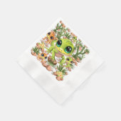 Serviette En Papier Bébé Geckos jote personnages de dessin (Coin)