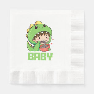 Serviette En Papier bébé godzilla