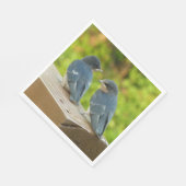 Serviette En Papier Bébé Grange hirondelle Nature Oiseau Photographie (Coin)