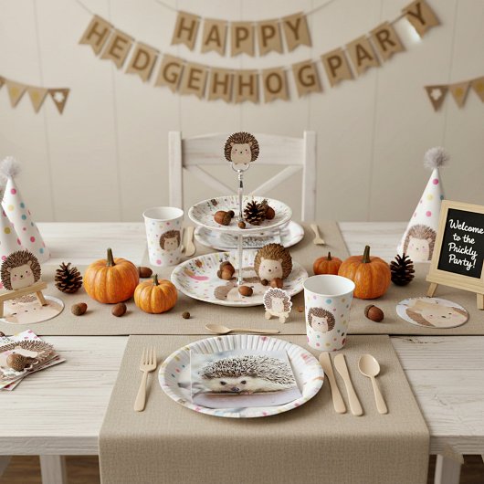 Serviette En Papier Bébé hérisson  