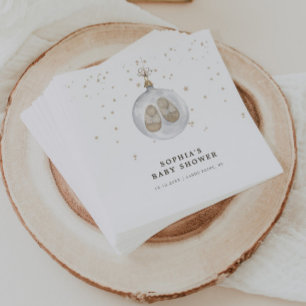 Serviette En Papier Bébé il fait froid à l’extérieur du Baby shower d’