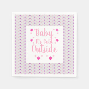 Serviette En Papier Bébé Il fait froid dehors