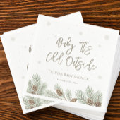 Serviette En Papier Bébé Il fait froid dehors