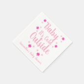 Serviette En Papier Bébé Il fait froid dehors (Coin)