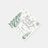 Serviette En Papier Bébé il fait froid dehors | Baby shower d'argent d (Coin)