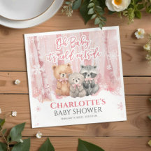 Bébé, il fait froid dehors Fête de naissance Pink