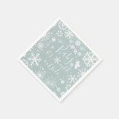 Serviette En Papier Bébé Il fait froid dehors serviettes (Coin)