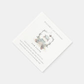 Serviette En Papier Bébé jaune mignon Hippo Foliage Fun Faits Annivers (Coin)