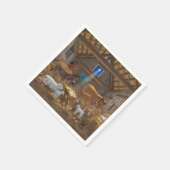 Serviette En Papier Bébé Jésus Manger Nativité de Noël (Coin)