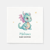 Serviette En Papier Bébé mignon Dragon (Devant)
