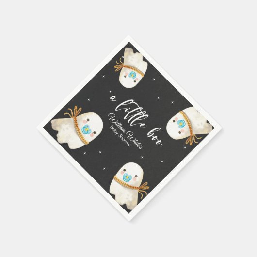 Serviette En Papier Bébé mignon fantôme Halloween Baby shower d'automn (Coin)