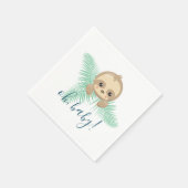 Serviette En Papier Bébé mignon Sloth Oh Baby Baby shower papier servi (Coin)