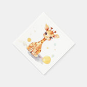 Serviette En Papier Bébé mignonne Giraffe Papier Napkin (Coin)