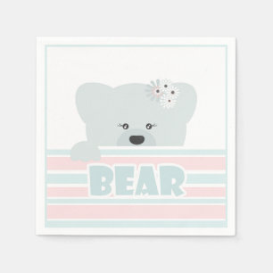 Serviette En Papier Bébé, ours, petit ours
