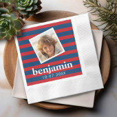 Serviette En Papier Bébé photo et anniversaire mignon garçon Motif ray