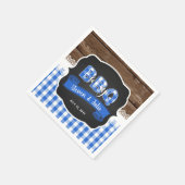 Serviette En Papier Bébé Q Douche Napkin - Bleu (Coin)