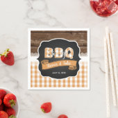 Serviette En Papier Bébé Q Douche Napkin - Orange (En situation)