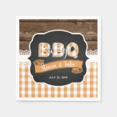 Serviette En Papier Bébé Q Douche Napkin - Orange (Devant)