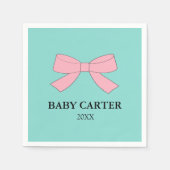 Serviette En Papier BÉBÉ Révéler Sprinkine Douche personnalisée (Devant)