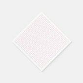 Serviette En Papier Bébé rose fille (Coin)