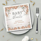 Serviette En Papier Bébé rustique en Fleurs Fleurs Fleurs Fleurs Faisy