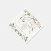 Serviette En Papier Bébé Son Baby shower Froid À L'Extérieur De La Lig (Coin)