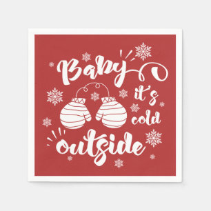Serviette En Papier Bébé son hiver mignon de mitaines d'extérieur