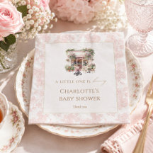 Bébé Toile Rose Brasse Café Coffee Coquette 
