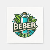 Serviette En Papier Beber agua (Devant)