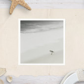 Serviette En Papier Bécasseau côtier sur la plage