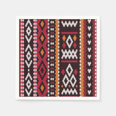 Serviette En Papier Bedouin Sadu Fabric Pattern (Devant)