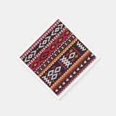 Serviette En Papier Bedouin Sadu Fabric Pattern (Coin)