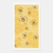 Serviette En Papier Bee Buzzing Honey Bees mignonne (Devant)