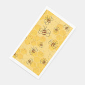 Serviette En Papier Bee Buzzing Honey Bees mignonne (Coin)