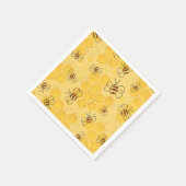 Serviette En Papier Bee Buzzing Honey Bees mignonne (Coin)