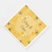 Serviette En Papier Bee Buzzing Honey Bees mignonne (Coin)