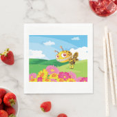 Serviette En Papier Bee Monster mignonne mais Déplaisante dans un cham (En situation)