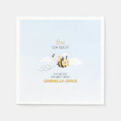 Serviette En Papier Bee Our Guest Sip and See  (Devant)