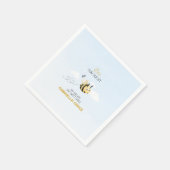 Serviette En Papier Bee Our Guest Sip and See  (Coin)